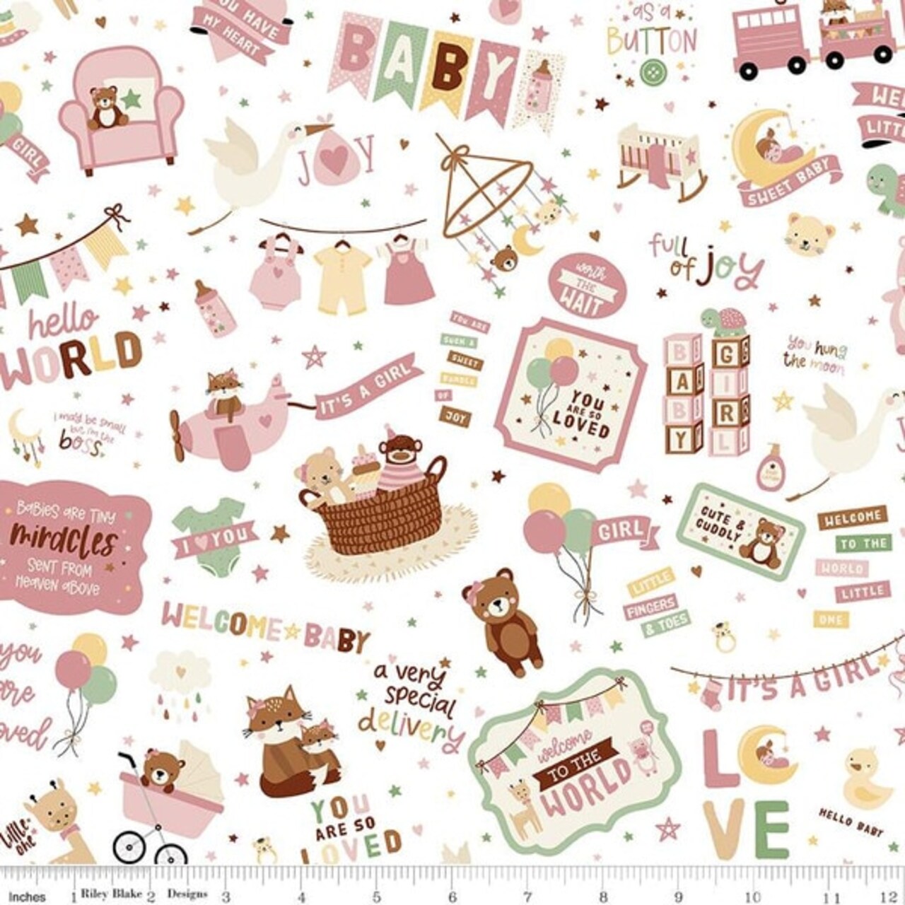 Main in White (c16770-white) | Baby Girl | Lori Whitlock | Riley Blake